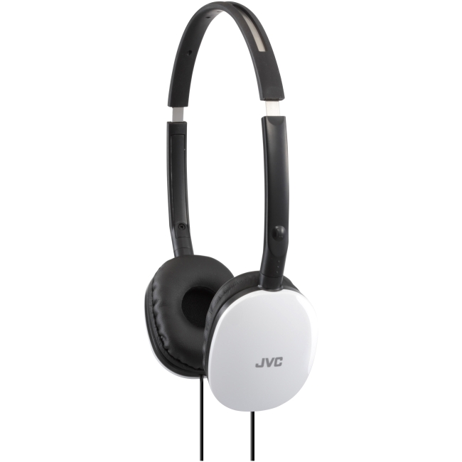 JVC FLATS Light Weight Headphones HAS160W HA-S160W