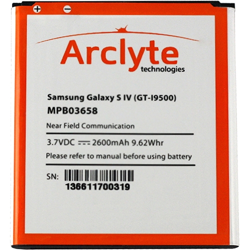 Arclyte Battery for Samsung MPB03658
