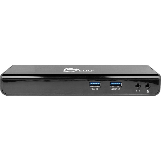 SIIG USB 3.0 Universal Dual Video Docking Station JU-DK0211-S1