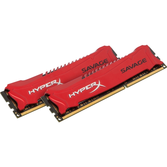 Kingston HyperX Savage Memory Red - 16GB Kit (2x8GB) - DDR3 1866MHz Intel XMP HX318C9SRK2/16