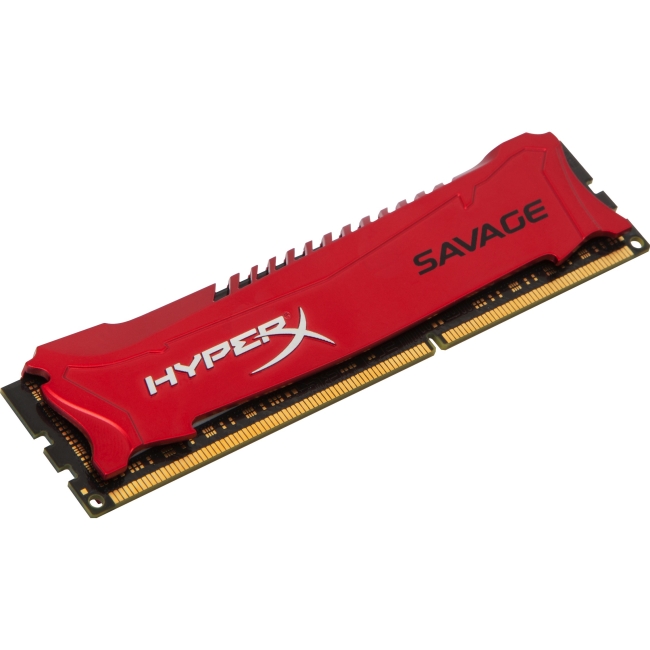 Kingston HyperX Savage Memory Red - 8GB Module - DDR3 1600MHz Intel XMP HX316C9SR/8