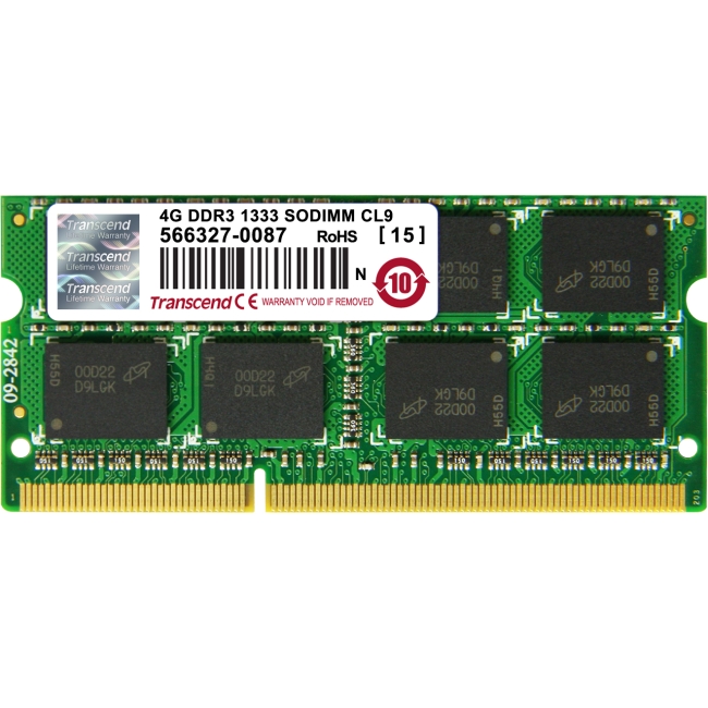 Transcend 4GB DDR3 SDRAM Memory Module JM1333KSN-4G