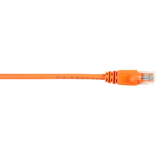 Black Box CAT5e Value Line Patch Cable, Stranded, Orange, 4-ft. (1.2-m), 5-Pack CAT5EPC-004-OR-5PAK