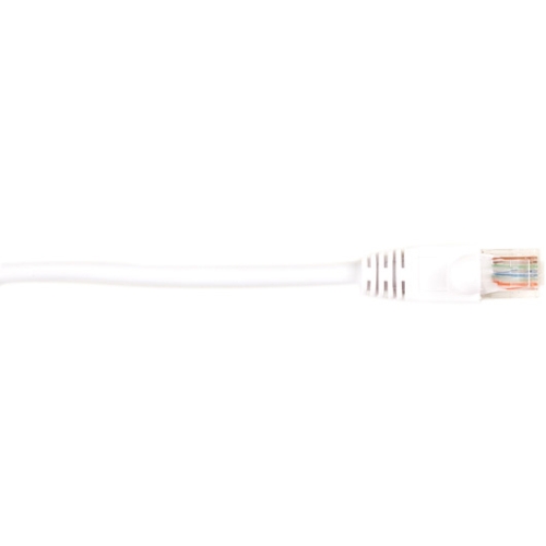 Black Box CAT5e Value Line Patch Cable, Stranded, White, 4-ft. (1.2-m), 25-Pack CAT5EPC-004-WH-25PAK