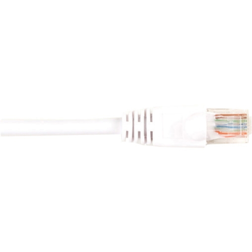 Black Box CAT6 Value Line Patch Cable, Stranded, White, 1-ft. (0.3-m), 10-Pack CAT6PC-001-WH-10PAK
