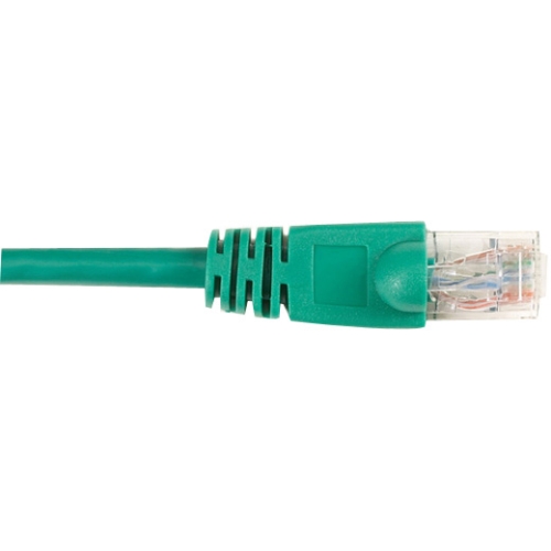 Black Box CAT6 Value Line Patch Cable, Stranded, Green, 7-ft. (2.1-m), 10-Pack CAT6PC-007-GN-10PAK