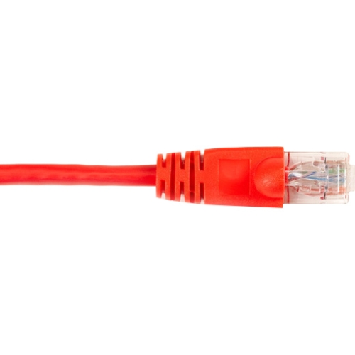 Black Box CAT6 Value Line Patch Cable, Stranded, Red, 15-ft. (4.5-m), 5-Pack CAT6PC-015-RD-5PAK