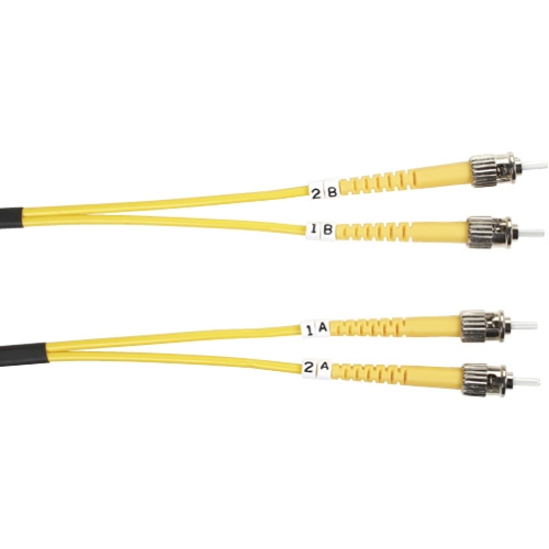 Black Box Single-Mode Value Line Patch Cable, ST-ST, 10-m (32.8-ft.) FOSM-010M-STST