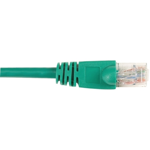 Black Box CAT5e Value Line Patch Cable, Stranded, Green, 2-ft. (0.6-m), 10-Pack CAT5EPC-002-GN-10PAK