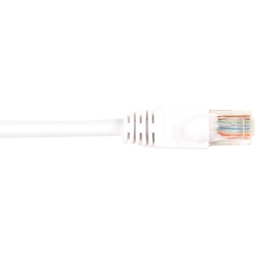 Black Box CAT5e Value Line Patch Cable, Stranded, White, 4-ft. (1.2-m), 5-Pack CAT5EPC-004-WH-5PAK