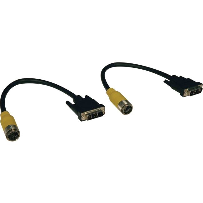 Tripp Lite Easy Pull Type-B Connectors (M/M set of DVI-Single-Link) EZB-DVIM-2