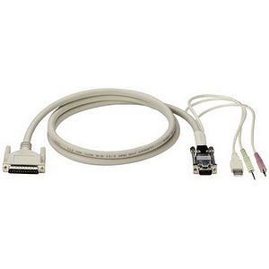 Black Box ServSwitch USB Coaxial CPU Cable with Audio EHN485A-0005
