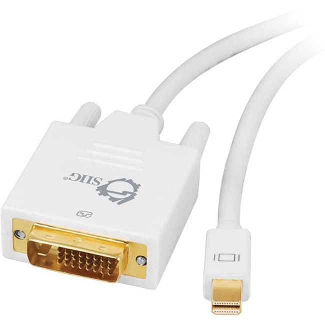 SIIG 10 ft Mini DisplayPort to DVI Converter Cable (mDP to DVI) CB-DP1D11-S1
