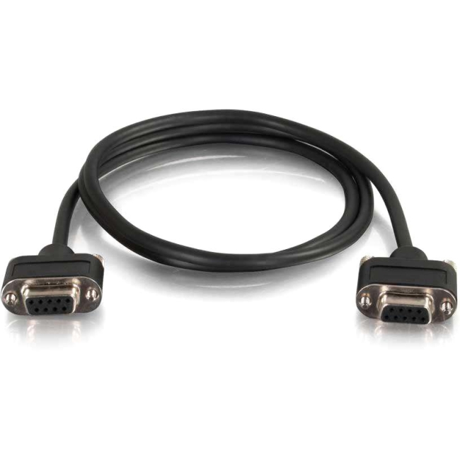 C2G 50ft CMG-Rated DB9 Low Profile Cable F-F 52154