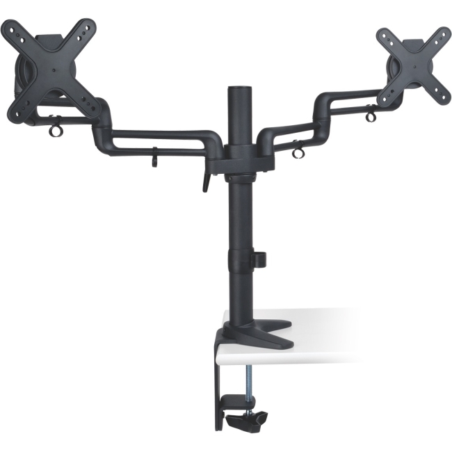 Tripp Lite Dual Full-Motion Flex Arm Desk Clamp for 13" to 27" Flat-Screen Displays DDR1327SDFC