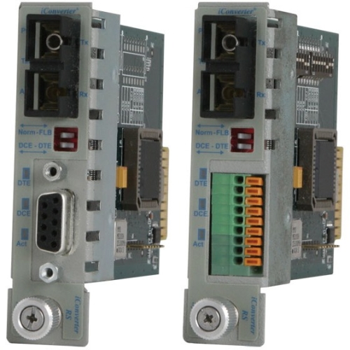 Omnitron Managed Serial RS-232 to Fiber Media Converter 8761T-1 8761T-1-x