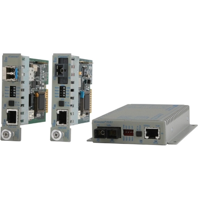 Omnitron T1/E1 Managed Media Converter 8703-2-DW 8703-2-x