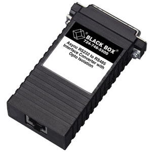 Black Box Asynchronous RS-232 To 2-Wire RS-485 Transceiver IC520A-M