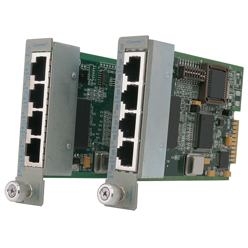 Omnitron iConverter Fast Ethernet Managed Switching Module 8480-4-W 4Tx
