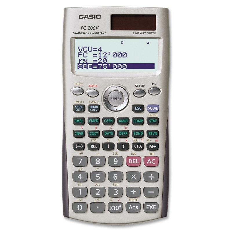 Casio FC200V Financial Calculator FC-200V CSOFC200V