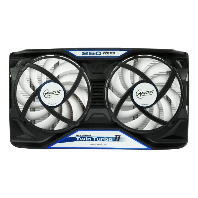 Arctic Cooling Accelero Twin Turbo II VGA Cooler for NVIDIA and AMD Radeon DCACO-V540000-BL