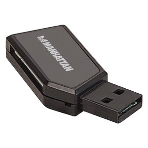 Manhattan Mini USB 2.0 Multi-Card Reader & Writer 101677