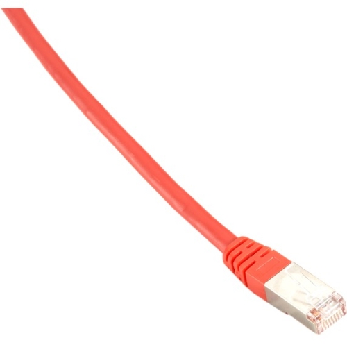 Black Box CAT6 400-MHz, Shielded, Solid Backbone Cable (FTP), Plenum, Red, 2-ft. (0.6-m) EVNSL0273RD-0002