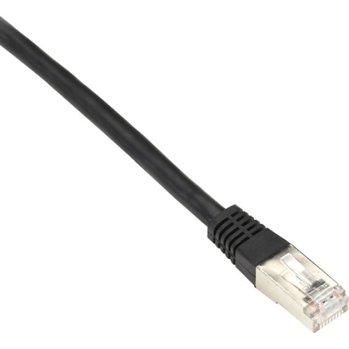Black Box CAT6 250-MHz Shielded, Stranded Cable SSTP (PIMF), PVC, Black, 15-ft. (4.5-m) EVNSL0272BK-0015