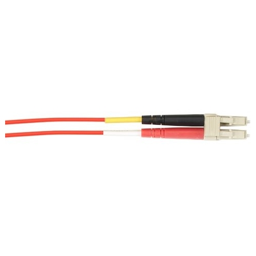 Black Box 7-m, SC-LC, 50-Micron, Multimode, Plenum, Red Fiber Optic Cable FOCMP50-007M-SCLC-RD