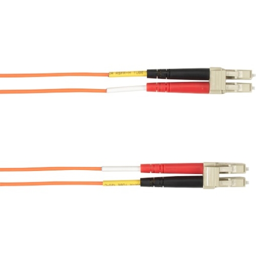 Black Box 5-m, LC-LC, 62.5-Micron, Multimode, PVC, Orange Fiber Optic Cable FOCMR62-005M-LCLC-OR