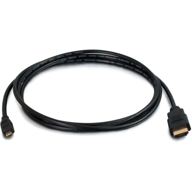 C2G 1.5ft High Speed HDMI to HDMI Micro Cable with Ethernet 50613