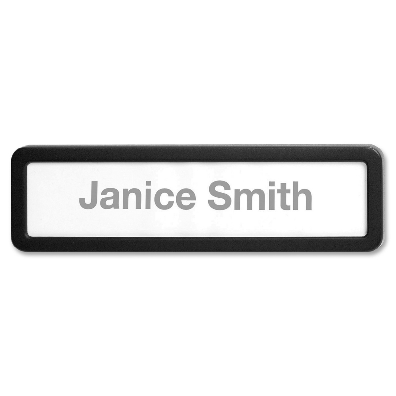 Lorell Recycled Plastic Cubicle Nameplate 80669 LLR80669