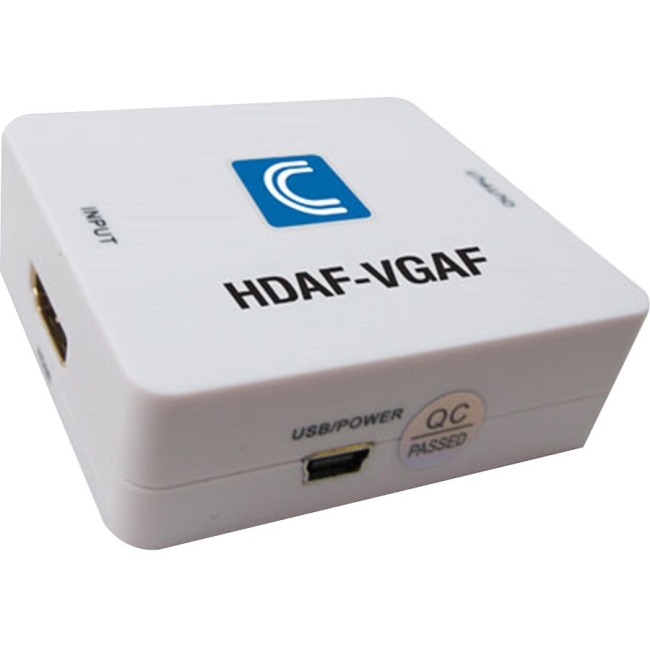 Comprehensive HDMI to VGA Converter with Stereo Audio HDAF-VGAF