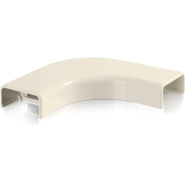 C2G Wiremold Uniduct 2800 Bend Radius Compliant Flat Elbow Ivory 16009