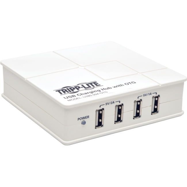 Tripp Lite 4-Port USB Charging Hub with OTG U280-004-OTG