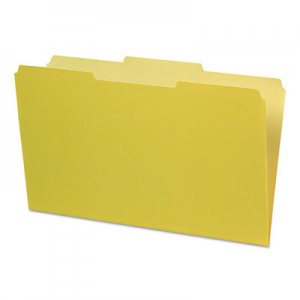 Pendaflex Interior File Folders, 1/3 Cut Top Tab, Legal, Yellow, 100/Box PFX435013YEL 435013YEL