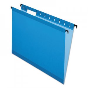 Pendaflex Poly Laminate Hanging Folders, Letter, 1/5 Tab, Blue, 20/Box PFX615215BLU 6152 1/5 BLU