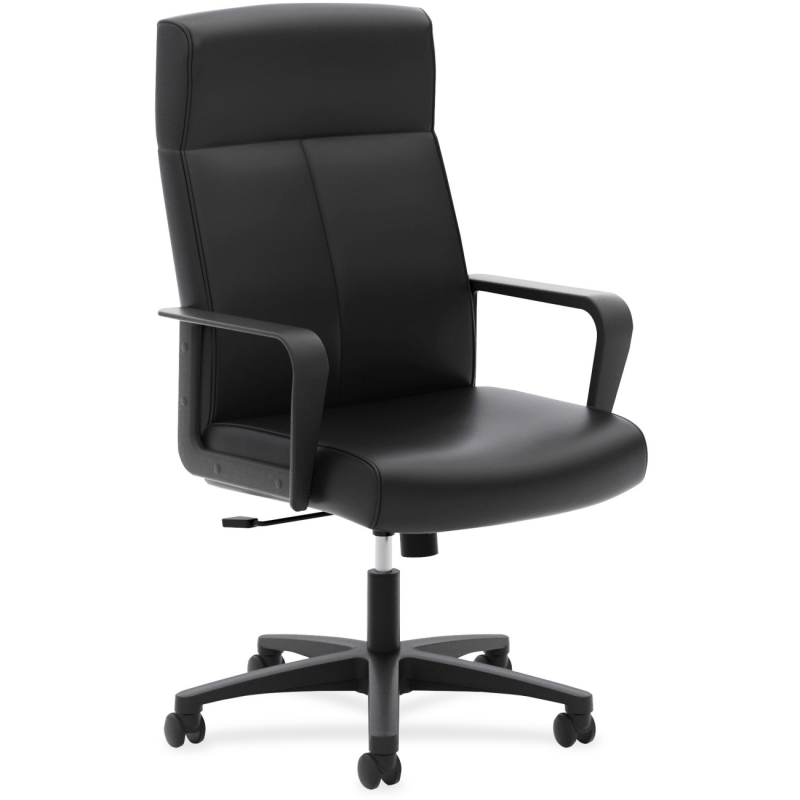 HON Basyx by HON VL604 Executive Leather High-back Chair VL604SB11 BSXVL604SB11