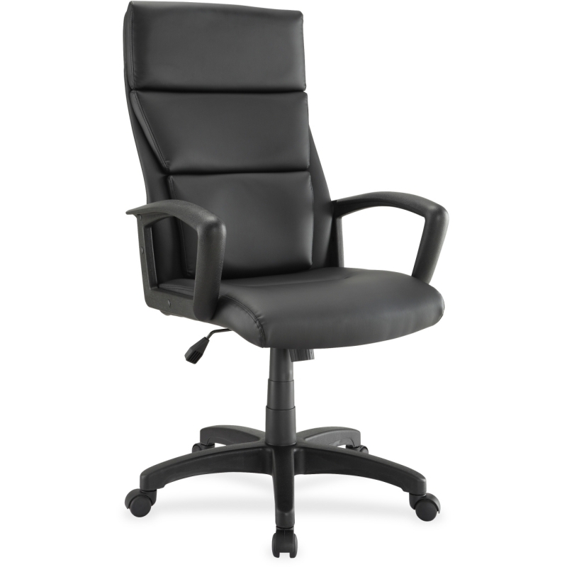Lorell Euro Design Lthr Executive High-back Chair 84569 LLR84569