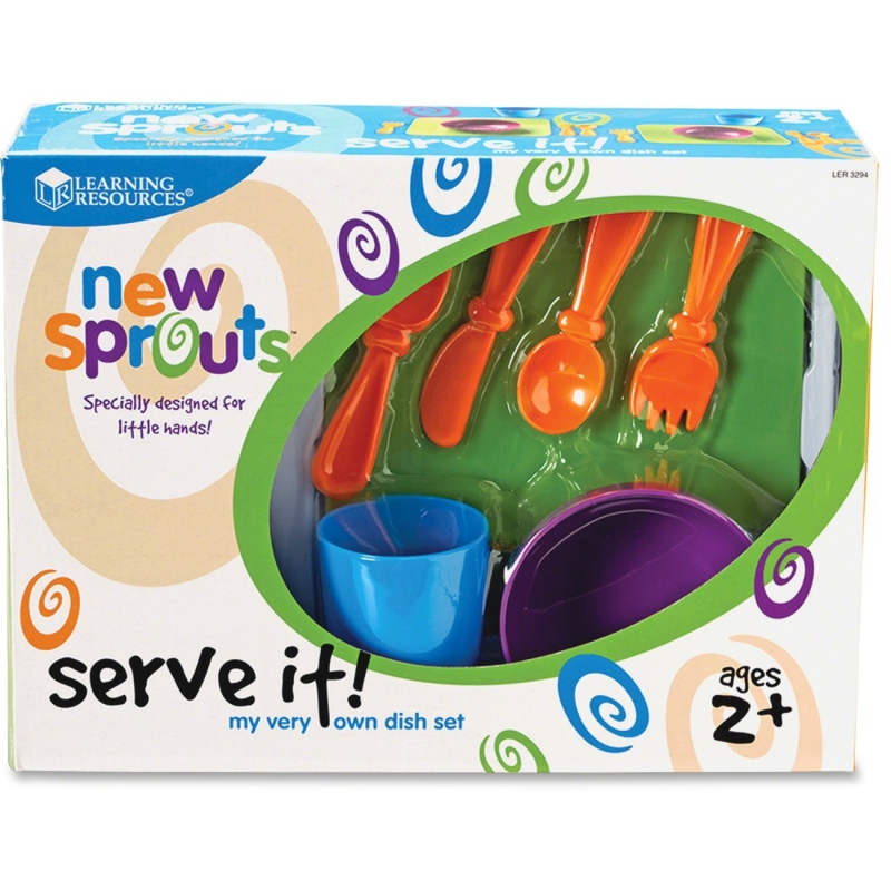 New Sprouts New Sprouts - Serve it! My Very Own Dish Set LER3294 LRNLER3294