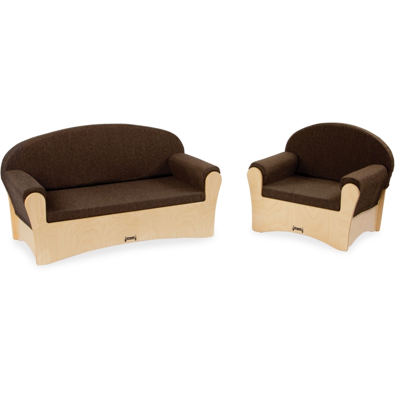 Jonti-Craft Komfy Sofa/Chair 2-pc Set 3772JC JNT3772JC