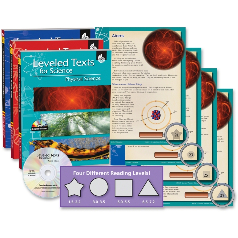 Shell Leveled Texts for Science: 3-Book Set 50587 SHL50587