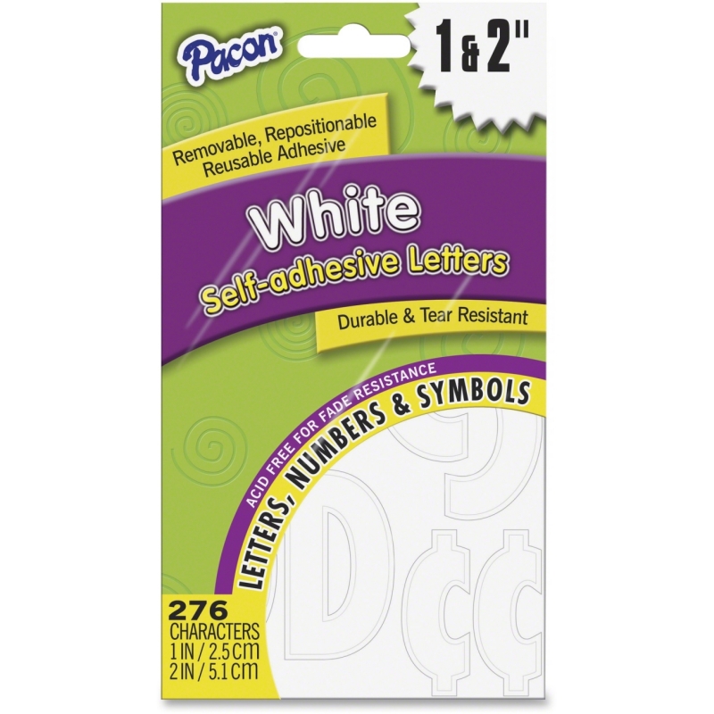 Pacon Reusable Self-Adhesive Letters 51664 PAC51664