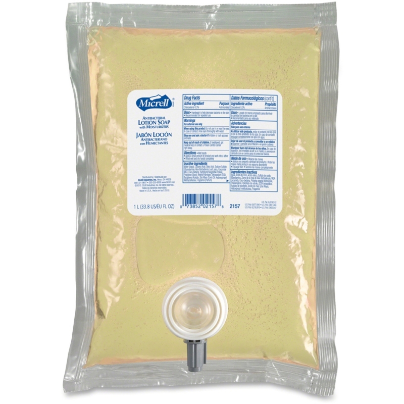 Gojo MICRELL Antibacterial Lotion Soap Refill 2157-08 GOJ215708