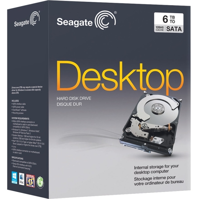 Seagate Desktop HDD (3.5-Inch Hard Disk Drive) STBD6000100
