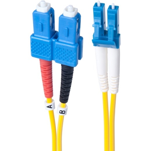 Link Depot Single Mode Duplex Fiber Patch Cable LC - SC FOS9-LCSC-1