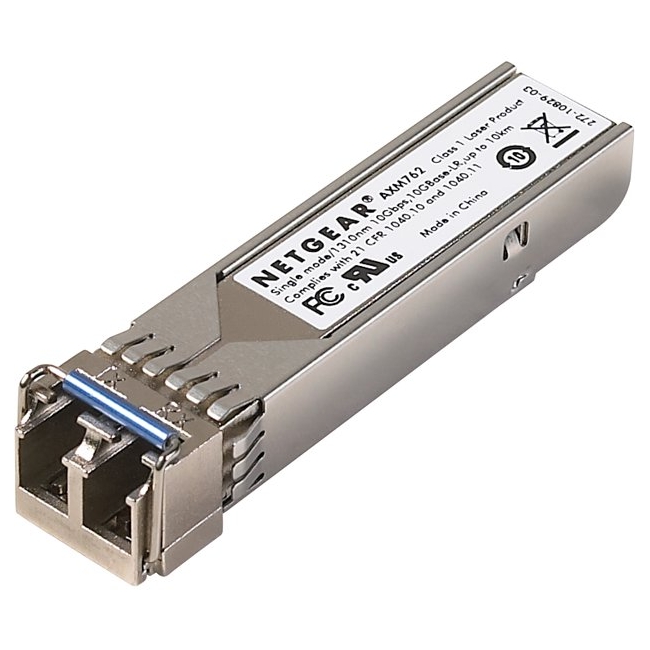 Netgear ProSafe 10GBASE-LR SFP+ LC GBIC AXM762P10-10000S AXM762