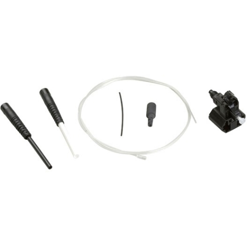 Black Box Pre-Polished Fiber Optic Connector, 50-Micron Multimode, LC, Black, 6-Pack PP-LC-50MM-6PAK