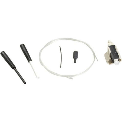 Black Box Pre-Polished Fiber Optic Connector, 50-Micron Multimode, SC, Black, 6-Pack PP-SC-50MM-6PAK