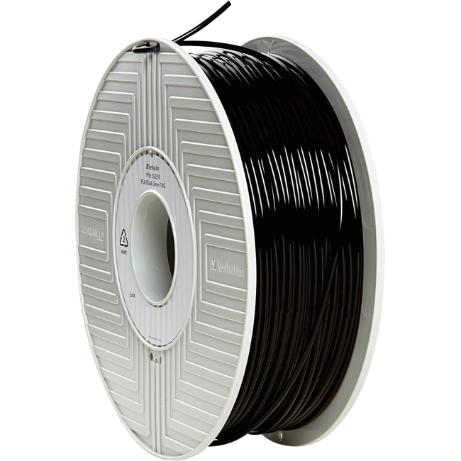 Verbatim PLA Filament 3mm 1kg Reel - Black 55259